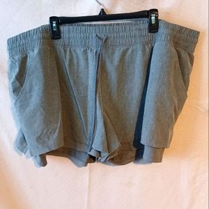 MTA 3x double layer gray shorts